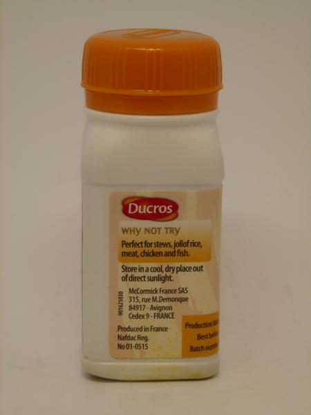Ducros Curry Powder, Nettogewicht 25g